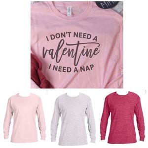 Need a nap long sleeve tee